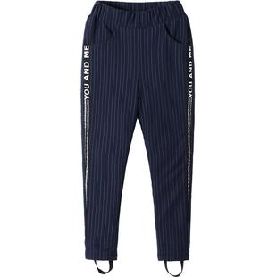 儿童羽绒裤女童中大童外穿高腰小脚裤铅笔裤修身打底裤弹力裤靴裤