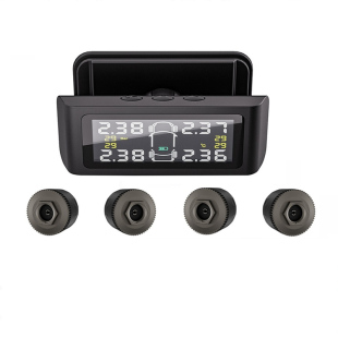 汽车胎压监测器太阳能无线胎压侦测器轮胎压力检测TPMS两轮四轮