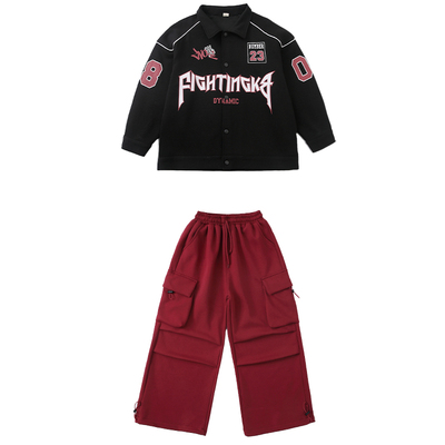 儿童潮服时尚个性男童街舞hiphop