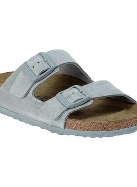 BIRKENSTOCK勃肯绒面革双扣拖鞋