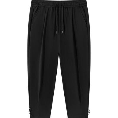 森马吸湿速干宽松九分休闲裤男