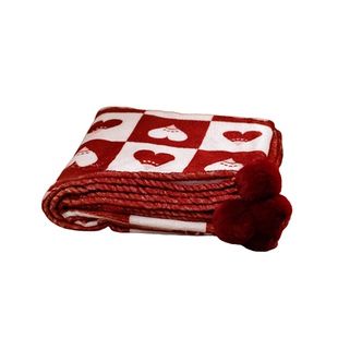 敦煌研究院 赐福爱心毯 结婚礼物敦煌文创实用新婚新年礼物喜毯