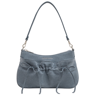 芭蕾蝴蝶结腋下包CHARLES＆KEITH