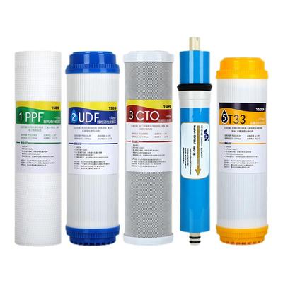 净水器滤芯通用家用顶部五圆盖机