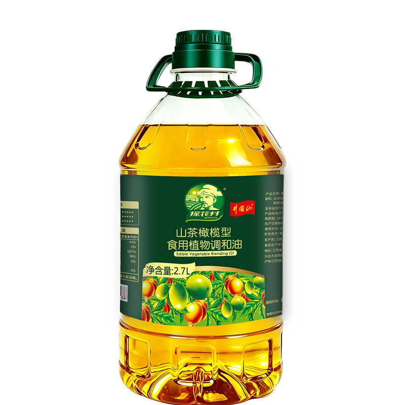 探花村山茶橄榄调和油2.7L(5斤) 非转基因家用健康植物食用油正品