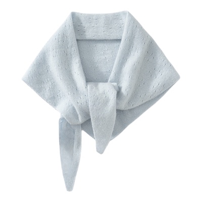 100%纯山羊绒三角巾轻薄小围巾