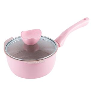 意大利斯罗尼婴儿辅食锅小奶锅14cm平底锅不粘锅燃气灶电磁炉通用