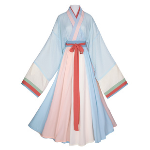 如梦霓裳汉服女装情侣装晋襦十二破交窬裙琼华晋制刺 现货