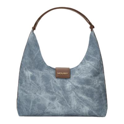 MOUSSY仿牛仔PUhobo包