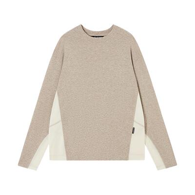 又见高山MetaMount CITY「自在呼吸」肌理混纺显瘦长袖T恤25年秋