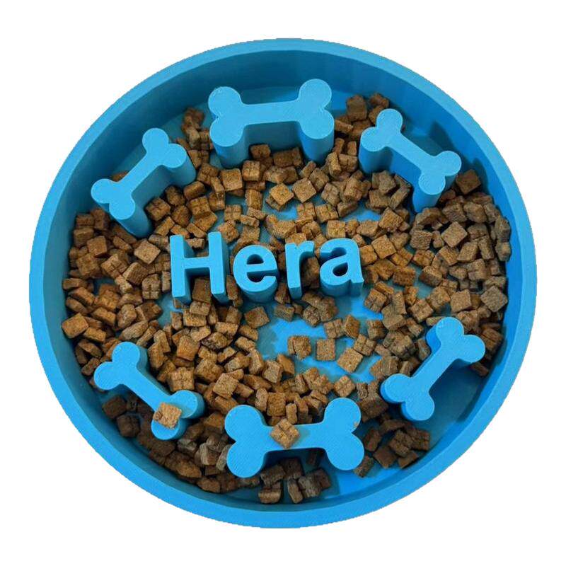 定制名字宠物慢食碗猫狗生日礼物