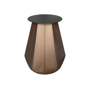 奢石圆餐桌脚架大理石饭桌腿岩板餐台脚桌子腿不锈钢支撑架子底座