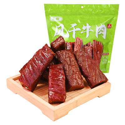 三纯风干牛肉干减盐版健康零食