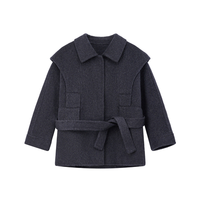 儿童双面羊绒大衣秋冬新款