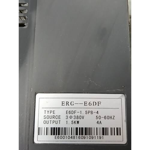 询价安瑞吉ERG-E6DF变频器，E6DF-1.5PB-4，三相