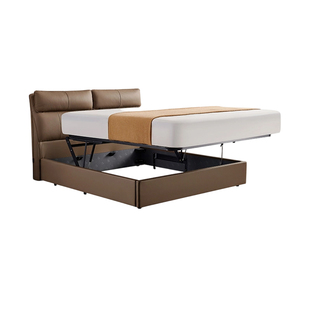 芝华仕主卧大床2025新款现代简约真皮高级感大床主卧一米八 C296