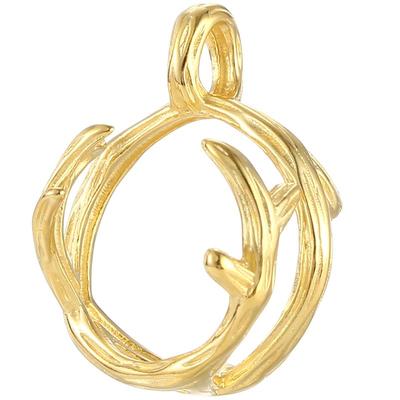 珍珠无孔吊坠扣头diy配件吊坠托