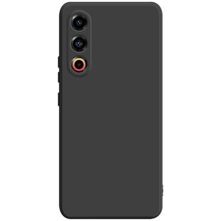 适用于魅族21手机壳新款液态硅胶MEIZU21保护套全包防摔直边纯色魅族二一简约磨砂软壳潮牌商务男女生石墨黑