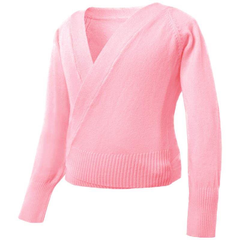 儿童舞蹈服毛衣秋冬季长袖练功服女童保暖芭蕾舞外套针织开衫披肩
