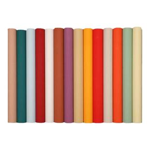 蜡染宣纸彩色素笺纯色半生熟条屏国展仿古书法专用创作作品纸