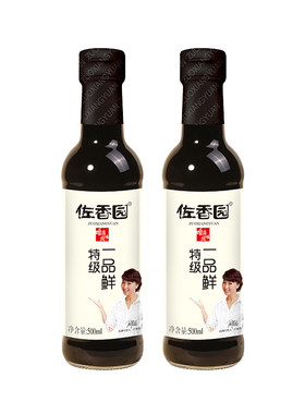 佐香园500ml小瓶装一品鲜酱油
