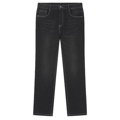 男士秋冬新款加厚保暖牛仔裤