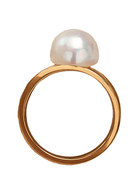 淡水珍珠戒指女小众设计轻奢高级