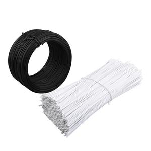 电镀锌包塑细铁丝光缆通信绑扎带园艺扎条绑藤枝架的塑料绑丝扎丝