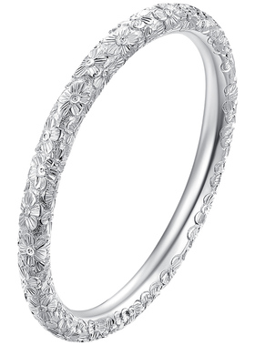 吴越老银铺999足银庆春泽银手镯