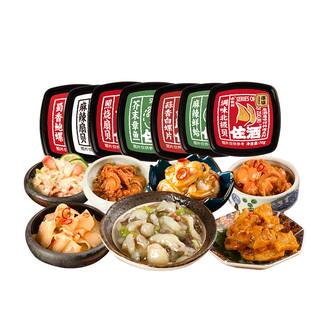 [99元拍7送2]洋琪食品日料小菜海鲜70g芥末章鱼麻辣鲜蛤花甲捞汁