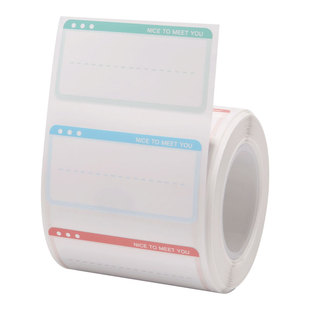 精臣B21/B21Pro/B1/B3S/B31姓名贴打印纸彩色热敏标签贴纸幼儿园宝宝名签贴卡通可爱防水名字条儿童家用分类