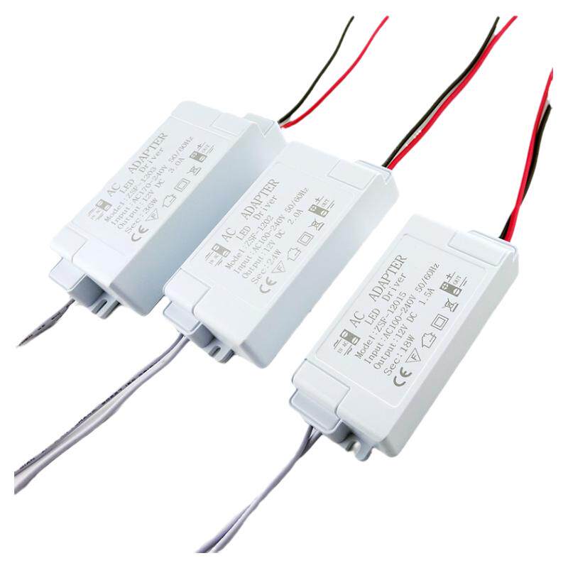 220v转DC12V变压器超薄开关电源1A2A3A5A低压LED软灯带条橱柜驱动