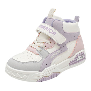 回力童鞋女童高帮板鞋2026秋季新款儿童软底休闲鞋男童学生运动鞋