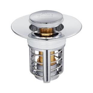 洗手盆漏水塞堵孔塞洗脸池洗手盆按压式弹跳芯下水器台盆水盆通用