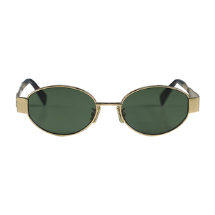 经典升级~lisa同款 老钱风复古ce凯旋门太阳镜椭圆框墨镜 男女款