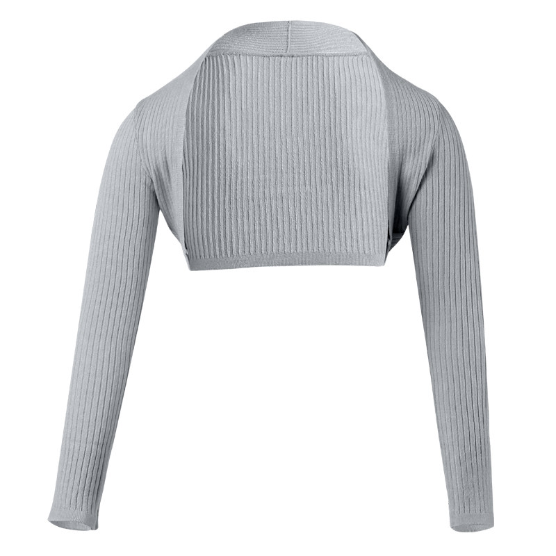 秋冬儿童舞蹈披肩女童舞蹈服练功服毛衣小坎肩芭蕾舞外套外搭毛衫