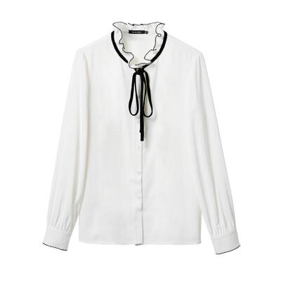 秋冬气质内搭简约上衣打底衬衣