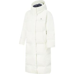 李宁火锅羽绒服丨冬季官方新款长款衣服女款连帽鹅绒保暖运动上衣