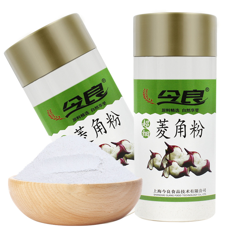 今良超细菱角粉200g纯粉冲饮粉菱角仁超细磨粉即冲即饮送5克量勺