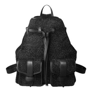 INJOYLIFE游牧双肩包束口袋户外旅行背包通勤男包大容量电脑包包