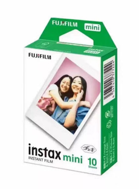 富士拍立得相纸mini7+/8/9/11/12/25/40/70/90通用迷你3寸白边