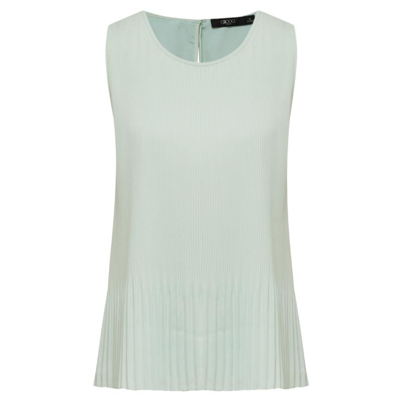 【肌理感】G2000女装2025春夏商场同款荷叶边立领休闲七分袖衬衫.