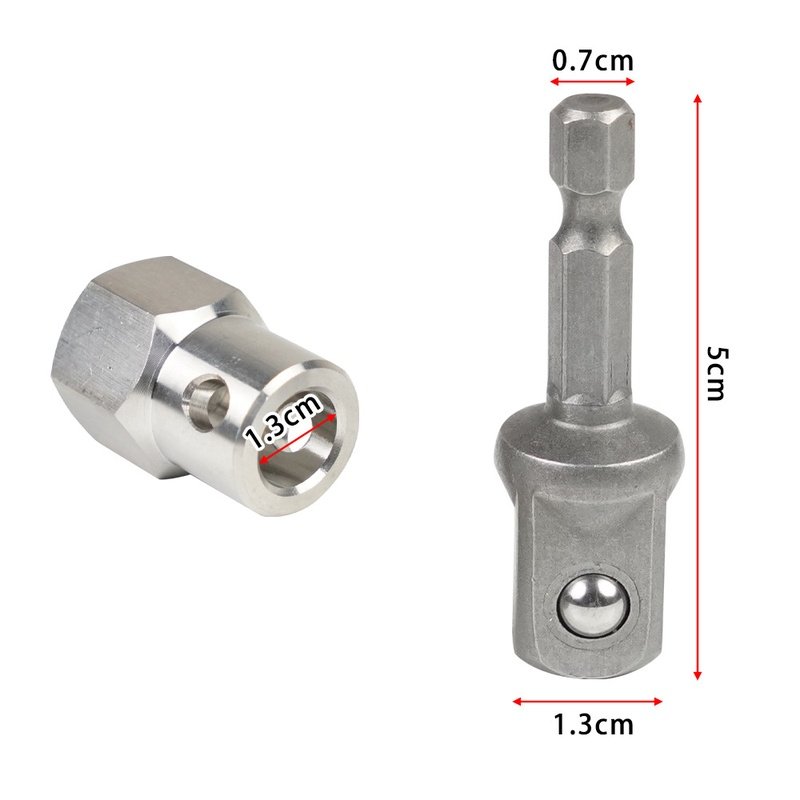 汽车不锈钢顶风式拖车千斤顶1/2适配器