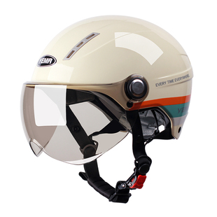 3c认证新国标野马头盔电动车女半盔安全帽摩托男夏季防晒四季通用