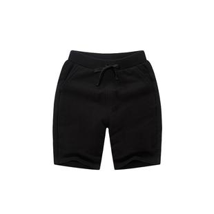 男童短裤2025夏季新款棉质宽松休闲裤女童儿童薄款松紧带纯色裤子