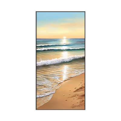 海边入户玄关风景画大气