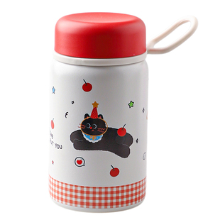 舍里可爱卡通316不锈钢保温杯便携随行杯儿童喝水杯学生上学水壶