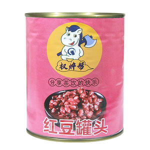 【87.8元/箱】即食红豆罐头900g