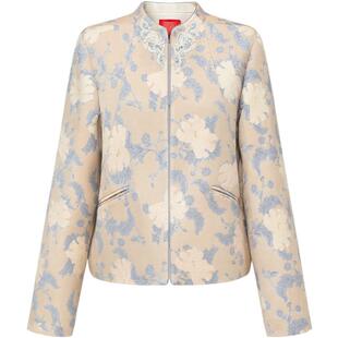 EP雅莹高端系列 桑蚕丝重工提花肌理感国风外套 2025春新款1203A