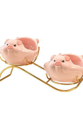 高颜值小猪收纳摆件装饰品